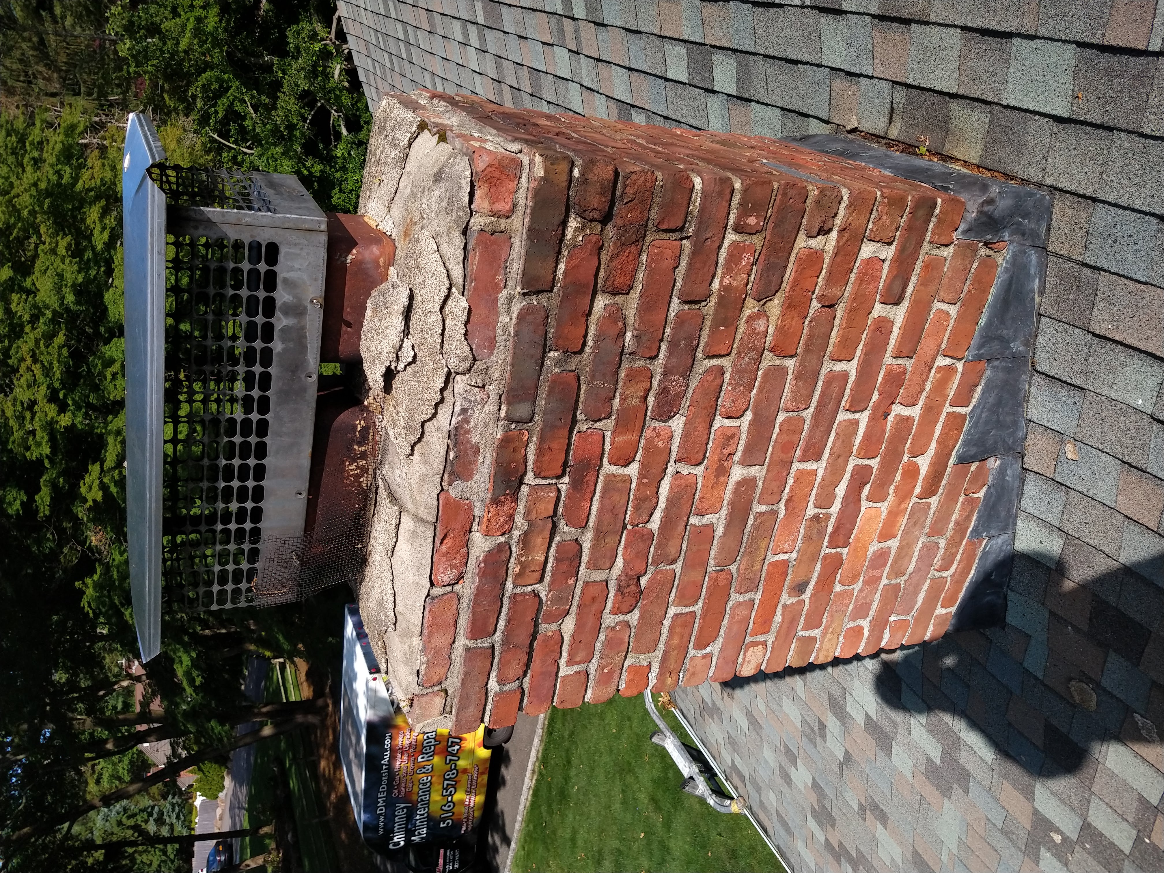 Fireplace chimney cleaning and inspection in East Meadow, NY