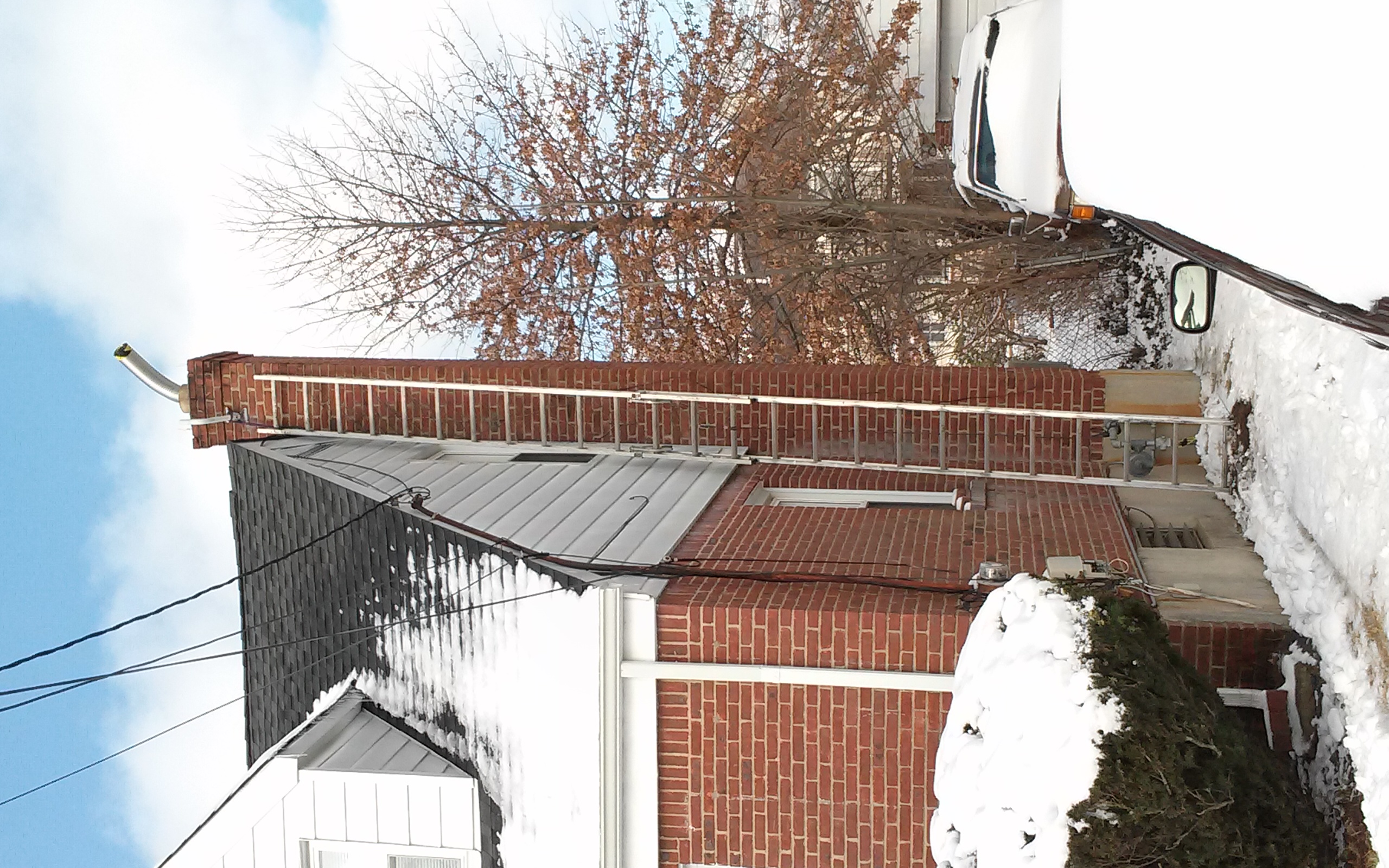 Stainless steel chimney liner installation in East Meadow, NY